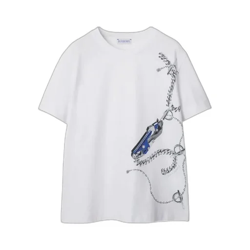Knight-Printed Crewneck T-Shirt