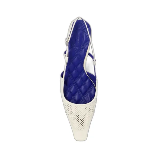 Chisel Slingback Square-Toe Pumps