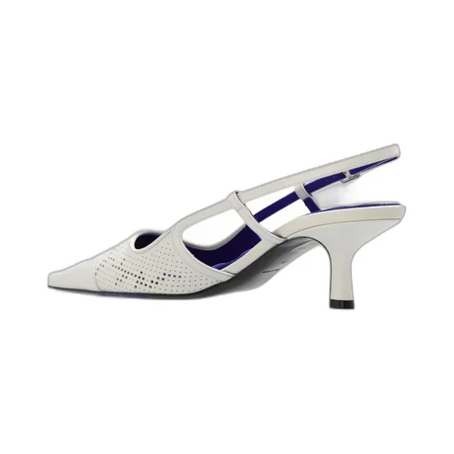 Chisel Slingback Square-Toe Pumps