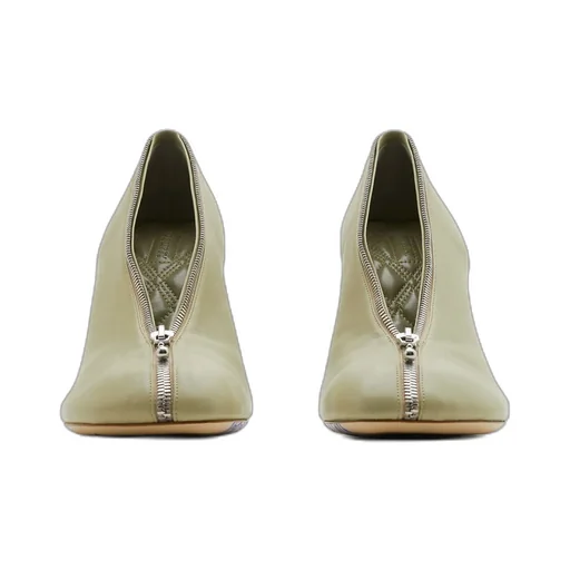 Baby Zip 100Mm Leather Pumps