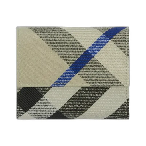 Checked Trifold Wallet