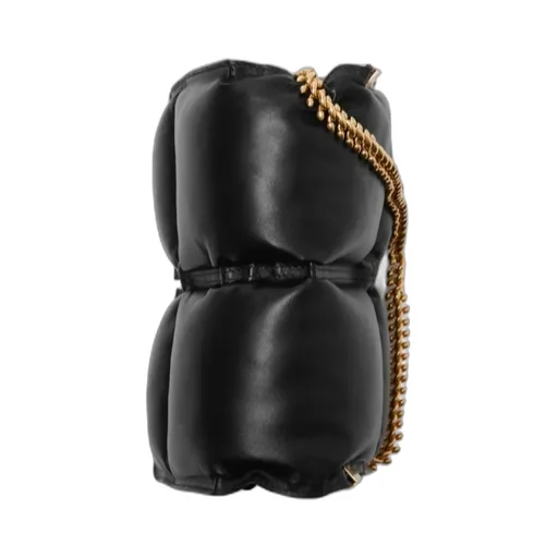 Snip Quilted Chain-Link Crossbody Bag