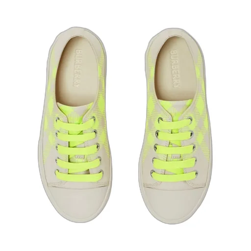 Checked Canvas Sneakers