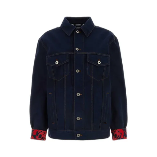 Long Sleeved Buttoned Denim Jacket