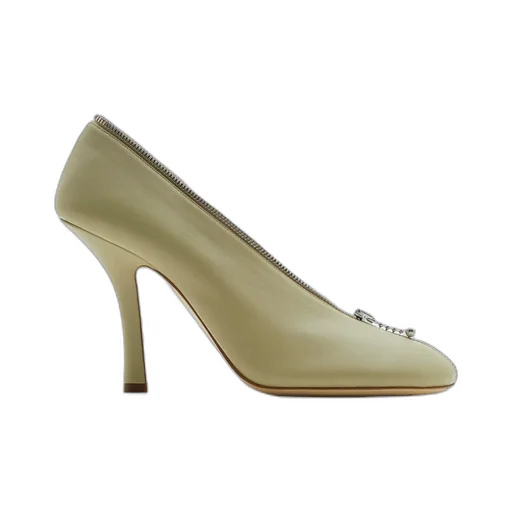Baby Zip 100Mm Leather Pumps