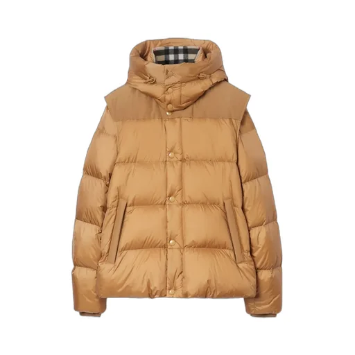 Long Sleeved Hooded Padded Jacket