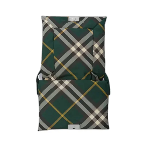 Pillow Checked Padded Messenger Bag