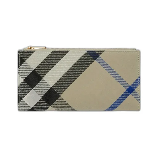 Checked Large Bifold Wallet