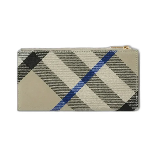Checked Large Bifold Wallet