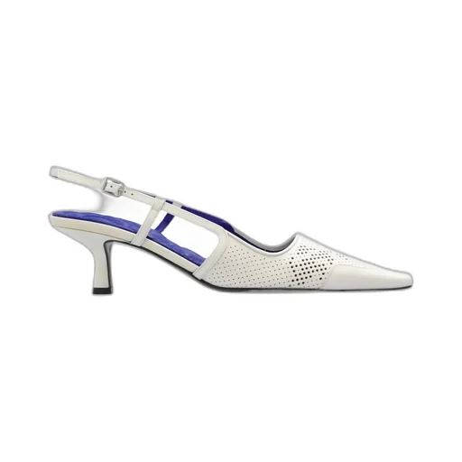 Chisel Slingback Square-Toe Pumps