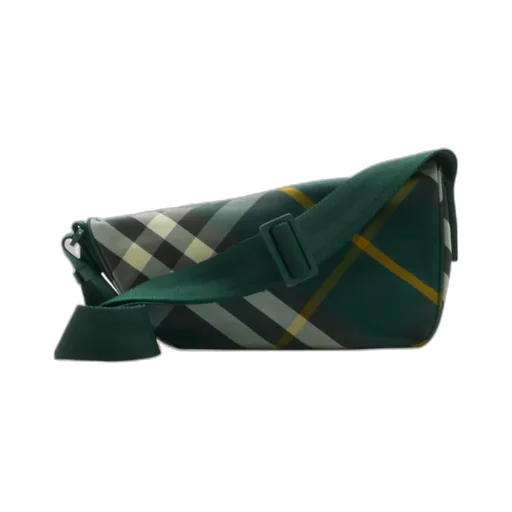 Shield Checked Crossbody Bag