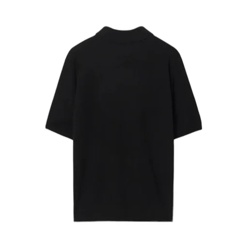 V-Neck Wool Polo Shirt