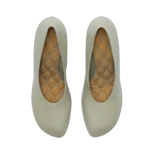 Almond-Toe Slip-On Pumps