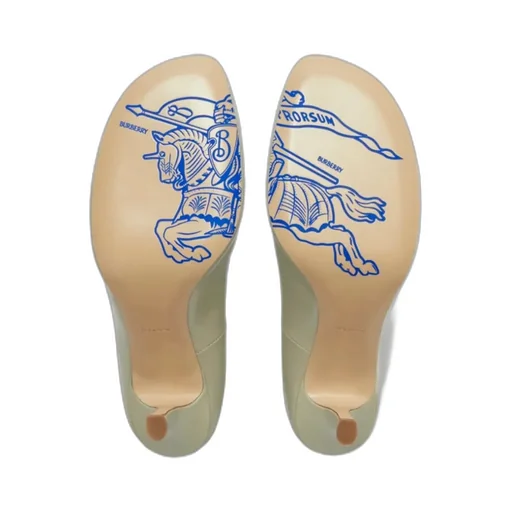 Almond-Toe Slip-On Pumps