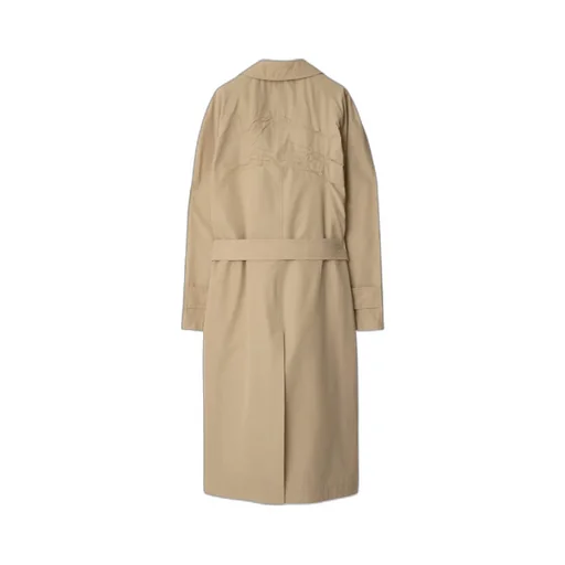 Edk-Embroidered Car Coat