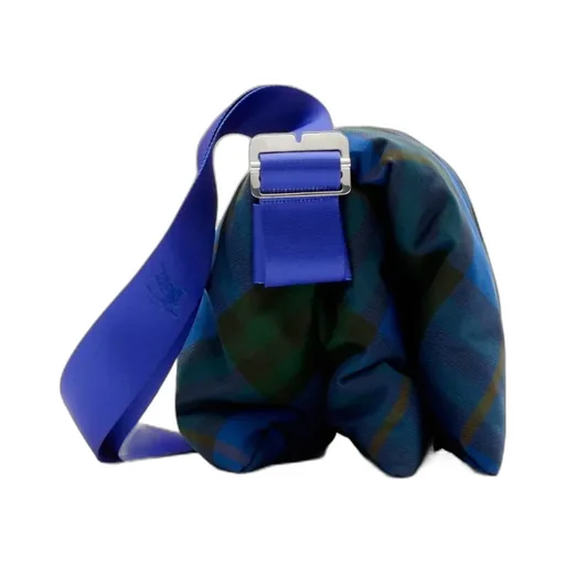 Pillow Check-Print Messenger Bag