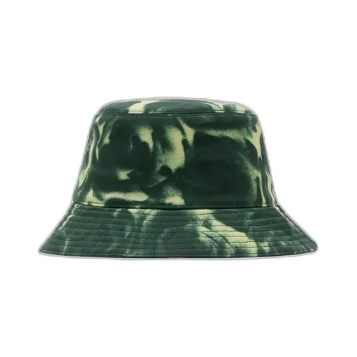 Floral Pattern Wax Bucket Hat