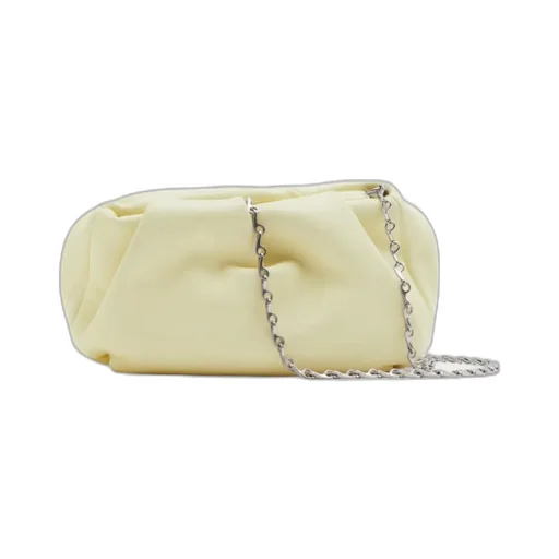 3D Rose Chain-Linked Clutch Bag