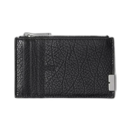 Logo-Engraved Zipped Wallet