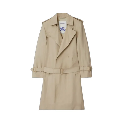 Belted-Waist Trench Coat