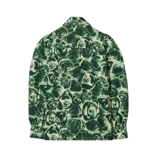 Floral Pattern Long-Sleeved Shirt