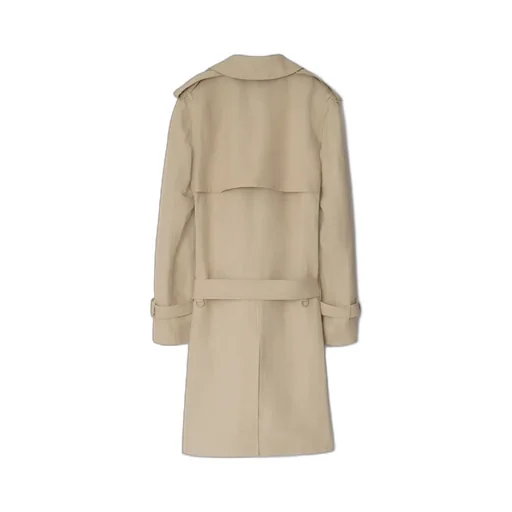 Belted-Waist Trench Coat