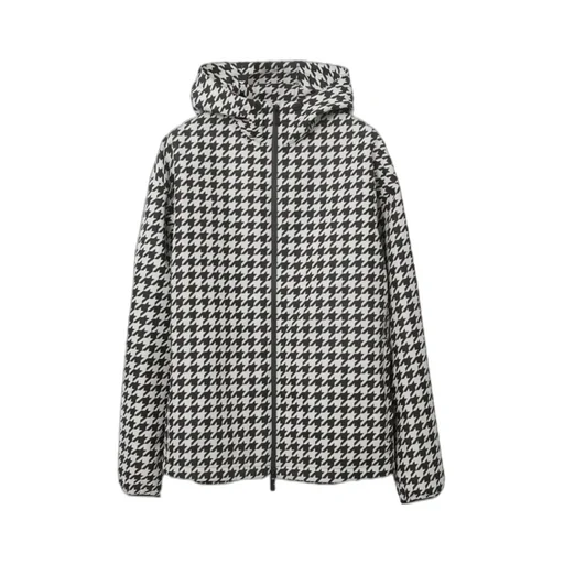 Equestrian Knight-Print Hooded Jacket