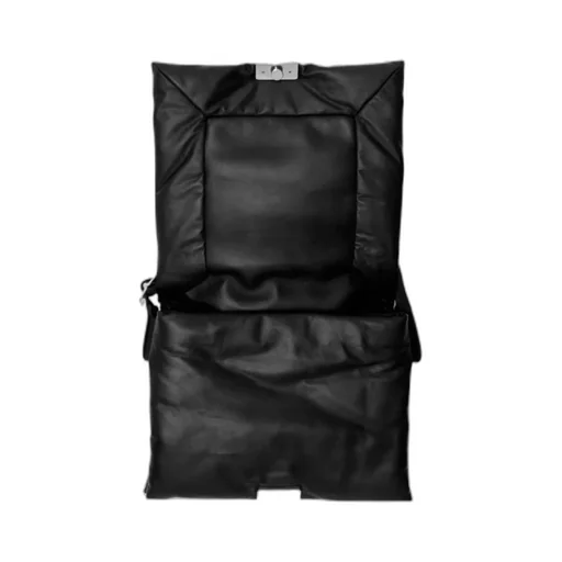 Pillow Foldover-Top Padded Messenger Bag