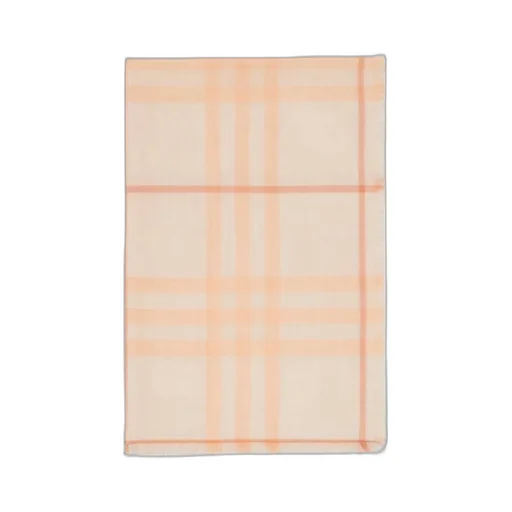 Checkered Reversible Frayed-Edge Scarf