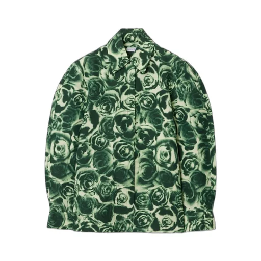 Floral Pattern Long-Sleeved Shirt