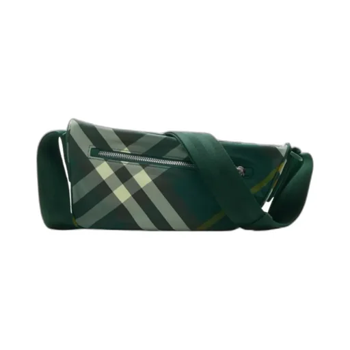 Shield Checked Crossbody Bag