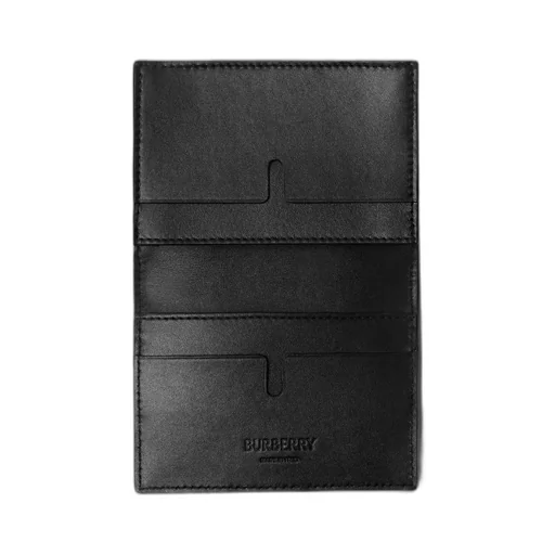 Check Embossed Folded Card Holder