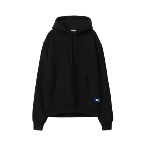 Kangaroo-Pouched Drawstring Hoodie