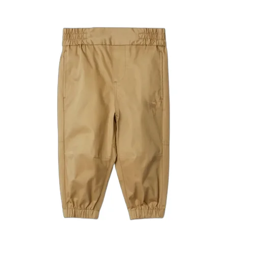 Logo Embroidered Tapered-Leg Twill Trousers