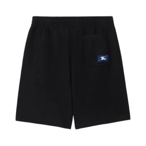 Logo Patch Straight-Leg Shorts