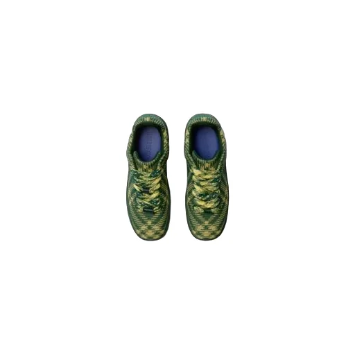 Box Checked Lace-Up Sneakers