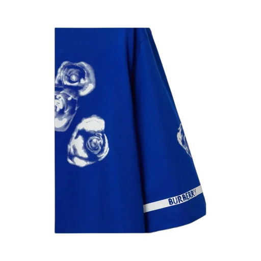 Rose-Print Cotton T-Shirt