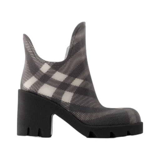Marsh Check-Pattern Slip-On Boots