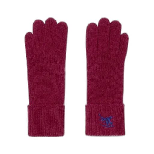 Ekd-Embroidered Cashmere-Blend Gloves