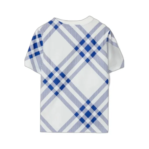Checked Crewneck T-Shirt