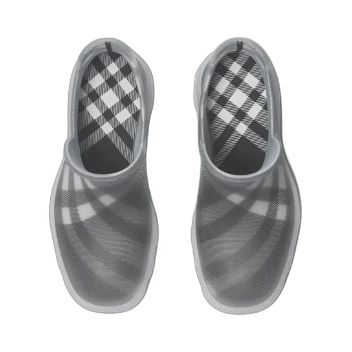 Marsh Vintage-Check Mesh Pull-On Boots
