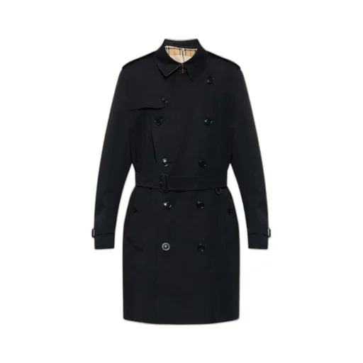 Belted Double-Breasted Trench Coat