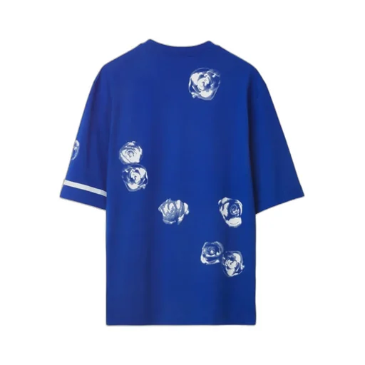 Rose-Print Cotton T-Shirt