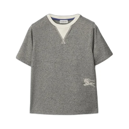 Equestrian Knight Motif Crewneck T-Shirt