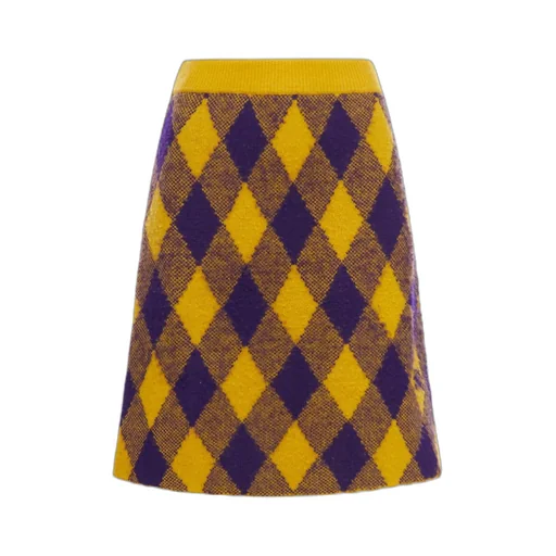 Argyle Logo Embroidered Skirt