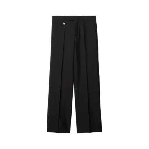 Straight-Leg Tailored Trousers