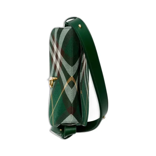 Medium Rocking Horse Checked Shoulder Bag