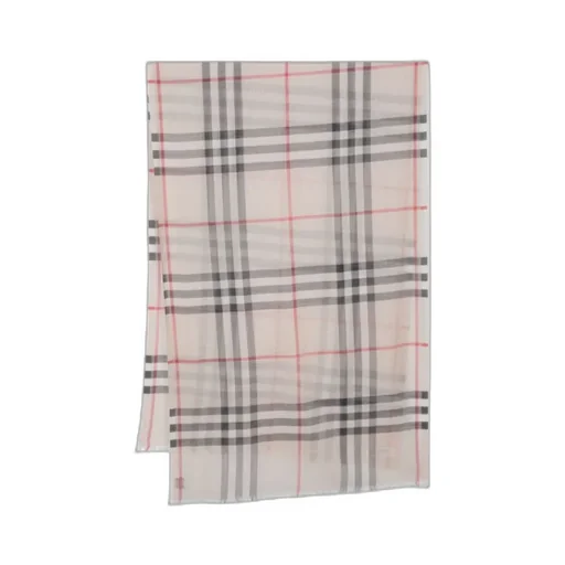Giant Check Frayed-Edge Scarf