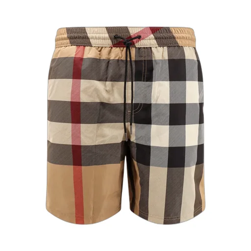 Check Swim Shorts