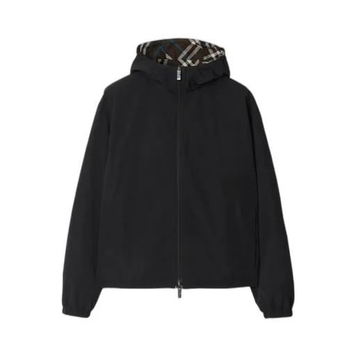 Vintage-Check Reversible Jacket